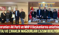 Staj ve çıraklık mağdurları çözüm bekliyor! Sorunları AK Parti ve MHP İl Başkanlarına anlattılar