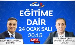 Davut Numanoğlu ile Eğitime Dair 24 Ocak Salı Kanal S'de