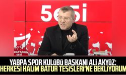 YABPA Spor Kulübü Başkanı Ali Akyüz: "Herkesi Halim Batur Tesisleri'ne bekliyorum"