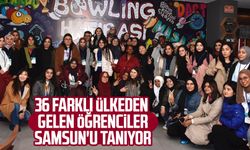 36 farklı ülke gelen öğrenciler Samsun'u tanıyor
