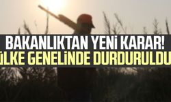 Bakanlıktan yeni karar! Ülke genelinde durduruldu