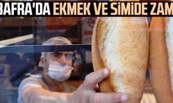 Bafra'da ekmek ve simide zam!