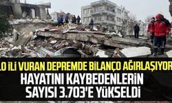 10 ili vuran depremde bilanço ağırlaşıyor! Hayatını kaybedenlerin sayısı 3.703'e yükseldi