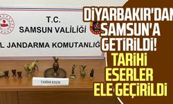 Diyarbakır'dan Samsun'a getirildi! Tarihi eserler ele geçirildi