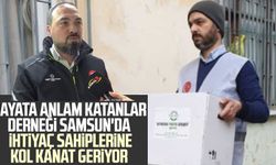 Hayata Anlam Katanlar Derneği Samsun'da ihtiyaç sahiplerine kol kanat geriyor