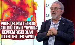 Prof. Dr. Naci Görür katıldığı canlı yayında deprem riski olan illeri tek tek saydı