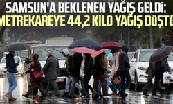 Samsun'a beklenen yağış geldi: Metrekareye 44,2 kilo yağış düştü
