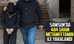 Samsun’da 484 gram metamfetamin ile yakalandı