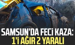 Samsun’da feci kaza: 1'i ağır 2 yaralı