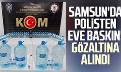 Samsun'da polisten eve baskın! Gözaltına alındı
