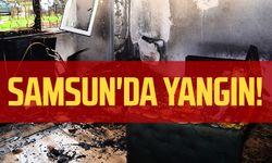 Samsun'da yangın: Mahsur kalan 8 kişi kurtarıldı