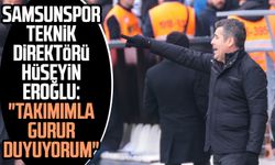 Yılport Samsunspor Teknik Direktörü Hüseyin Eroğlu: "Takımımla gurur duyuyorum"