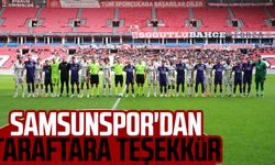 Samsunspor'dan taraftara teşekkür 
