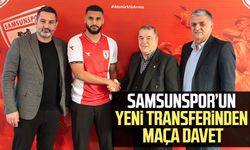 Samsunspor’un yeni transferinden maça davet