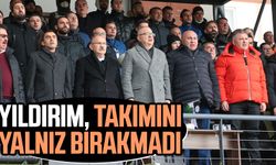 Yılport Samsunspor Başkanı Yüksel Yıldırım, takımını yalnız bırakmadı
