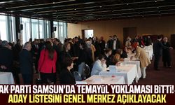 AK Parti Samsun'da temayül yoklaması bitti! Aday listesini genel merkez açıklayacak