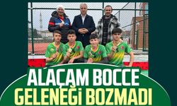 Alaçam Bocce geleneği bozmadı