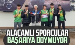 Alaçamlı sporcular başarıya doymuyor