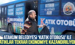 Atakum Belediyesi ‘Katık Otobüsü’ ile atıklar tekrar ekonomiye kazandırılıyor