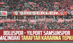 Yılport Samsunspor'dan Boluspor maçındaki taraftar kararına tepki!