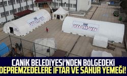 Canik Belediyesi'nden bölgedeki depremzedelere iftar ve sahur yemeği! 