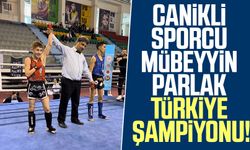 Canikli sporcu Mübeyyin Parlak Türkiye şampiyonu!