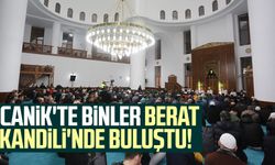 Canik'te binler Berat Kandili'nde buluştu!