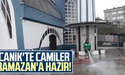 Canik'te camiler Ramazan'a hazır!