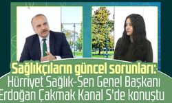 Sağlıkçıların güncel sorunları: Hürriyet Sağlık-Sen Genel Başkanı Erdoğan Çakmak Kanal S'de konuştu