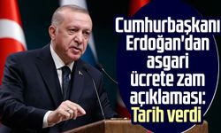 Cumhurbaşkanı Erdoğan'dan asgari ücrete zam açıklaması: Tarih verdi