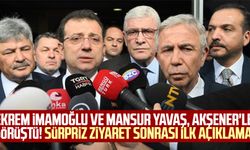 Ekrem İmamoğlu ve Mansur Yavaş, Akşener'le görüştü! Sürpriz ziyaret sonrası ilk açıklama