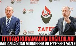 Seçimlere sayılı günler kala ittifakı kuramadan dağıldılar! Ümit Özdağ'dan Muharrem İnce'ye çok sert sözler