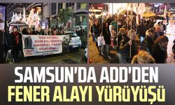 Samsun'da ADD'den fener alayı yürüyüşü