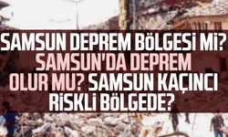 Samsun deprem bölgesi mi? Samsun'da deprem olur mu? Samsun kaçıncı riskli bölgede?