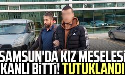 Samsun'da kız meselesi kanlı bitti! Tutuklandı