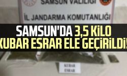 Samsun'da 3,5 kilo kubar esrar ele geçirildi!