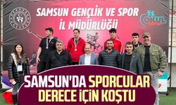 Samsun'da sporcular derece için koştu