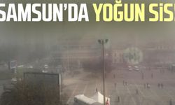 Samsun'da yoğun sis!
