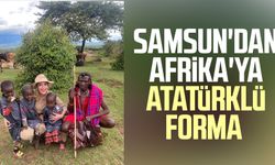 Samsun'dan Afrika'ya Atatürklü forma 