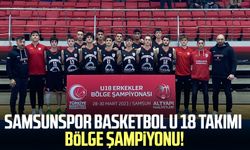 Samsunspor Basketbol U 18 takımı bölge şampiyonu!