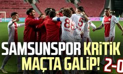 Yılport Samsunspor - Çaykur Rizespor maç sonucu! Samsunspor kritik maçta galip