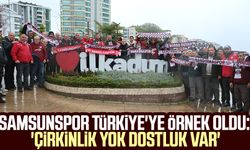 Samsunspor Türkiye'ye örnek oldu: 'Çirkinlik yok dostluk var'