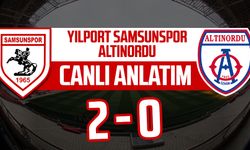 Yılport Samsunspor - Altınordu maçının canlı anlatımı