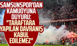Samsunspor'dan kamuoyuna duyuru: "Taraftara yapılan davranış kabul edilemez"