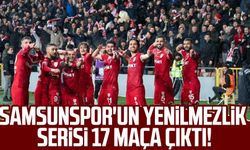 Samsunspor'un yenilmezlik serisi 17 maça çıktı!