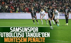 Samsunspor futbolcusu Tanque'den muhteşem penaltı!