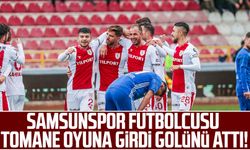 Samsunspor futbolcusu Tomane oyuna girdi golünü attı!