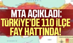 MTA açıkladı: Türkiye’de 110 ilçe fay hattında!