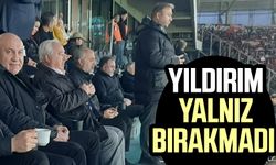 Yılport Samsunspor Başkanı Yüksel Yıldırım, takımını yalnız bırakmadı