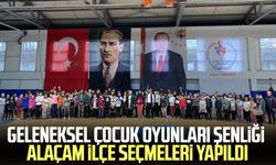 Geleneksel Çocuk Oyunları Şenliği Alaçam ilçe seçmeleri yapıldı